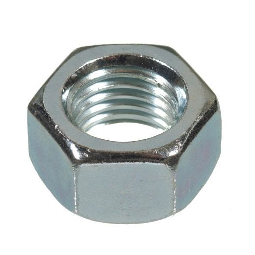 #10-32 Zinc Plated Standard (SAE) Hex Nut 18/Pack