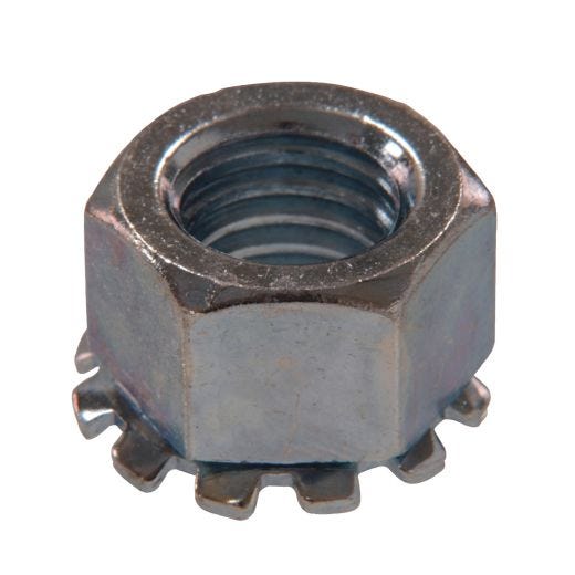1/4-20 Zinc Plated Keps Lock Nut