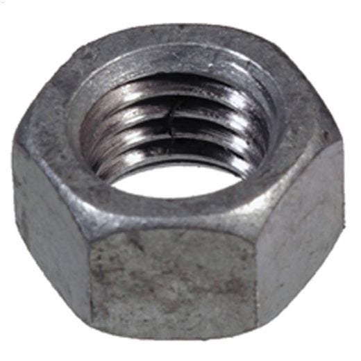 Écrous hexagonaux galvanisés par trempage à chaud