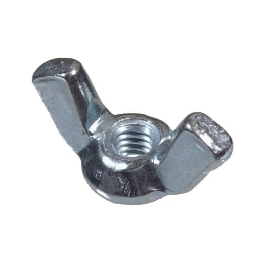 5/16-18 Zinc Plated Standard (SAE) Regular Wing Nut-2/Pack
