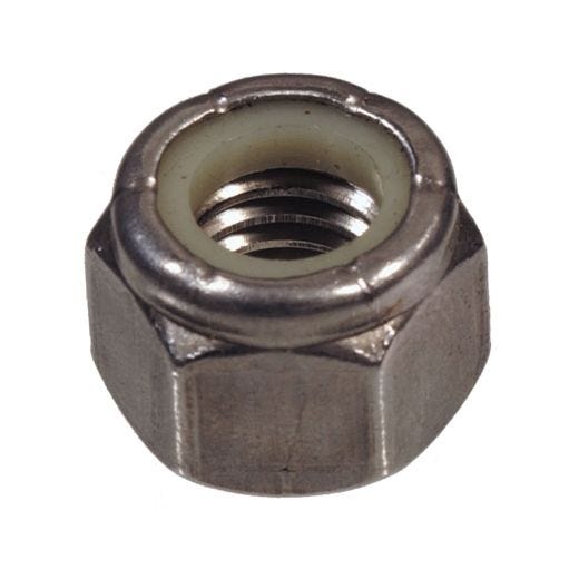 #8-32 Zinc Plated Stop Lock Nut 5/Pack