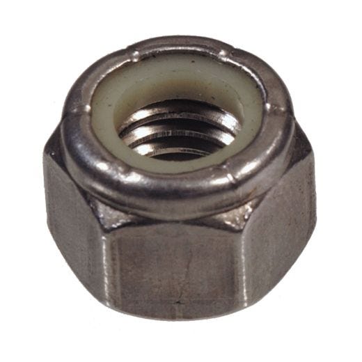 #10-24 Zinc Plated Stop Lock Nut 5/Pack