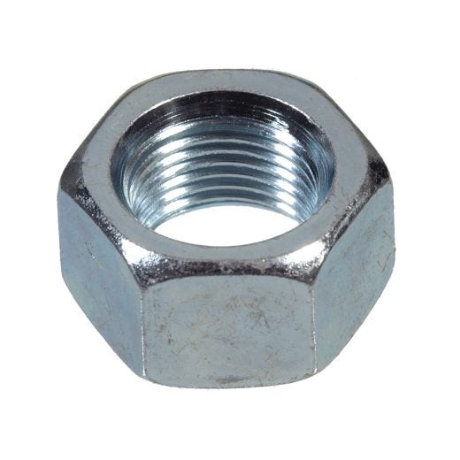 M10 x 1.25 Zinc Plated Hex Nut-2/Pack