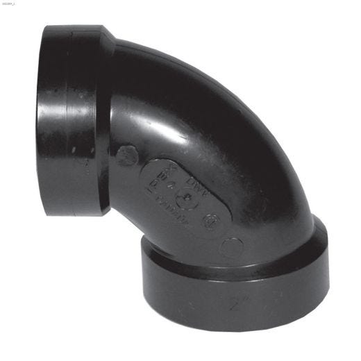 4" Long ABS 90 deg Elbow