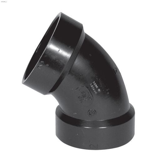 1-1/2" ABS 60 deg Elbow