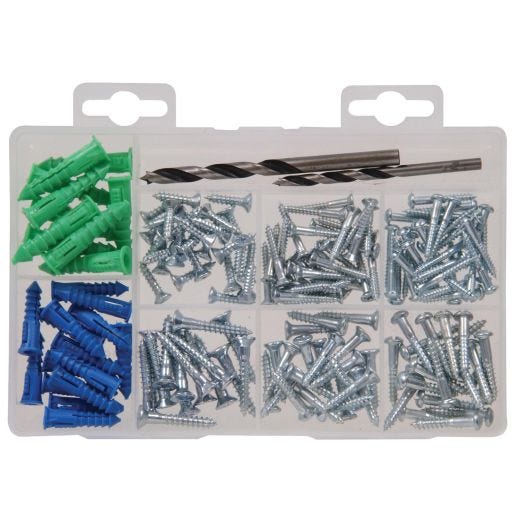 Wood Screw & Drill Bit Kit