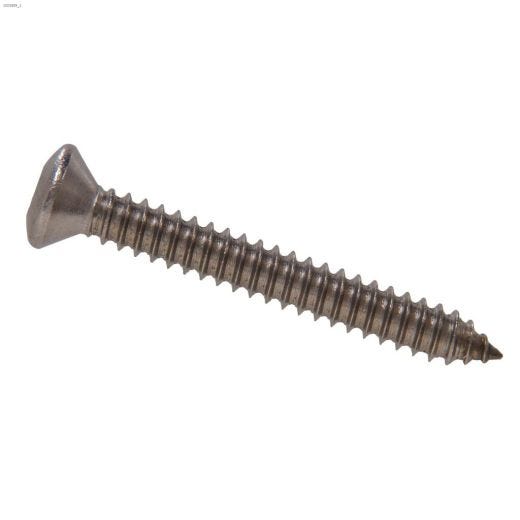 #14 x 1-1\/2\" Oval Head Sheet Metal Screw-5\/Pack