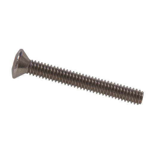 1/4-20 x 1" Oval Head Machine Screw-5/Pack