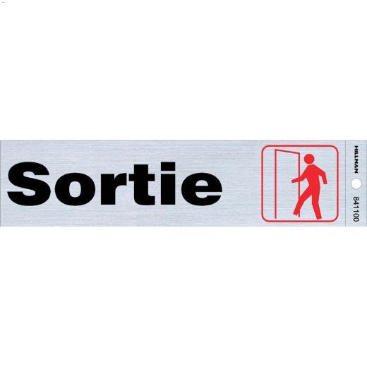 Écriteau Sortie