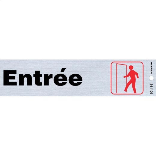 Écriteau Entrée