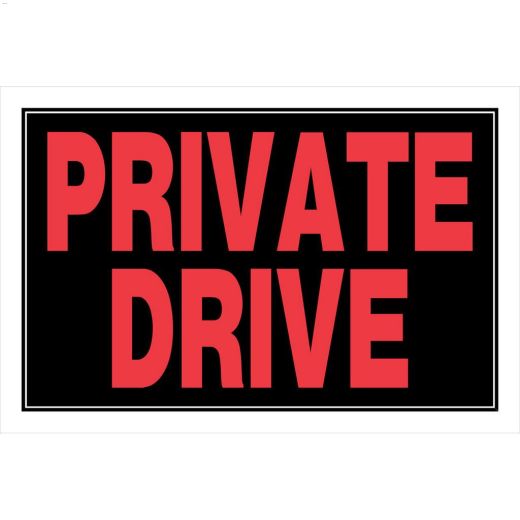 Écriteau Chemin privé