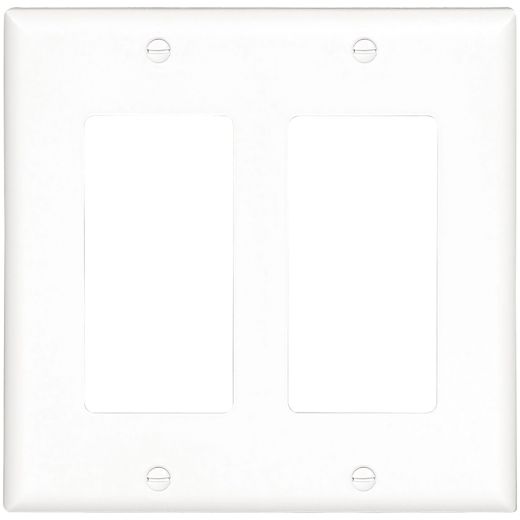 White Thermoset (2) Decorator Wallplate