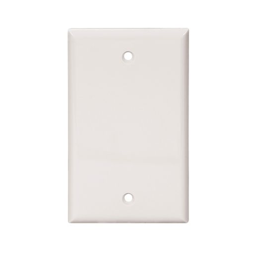 White Nylon Blank Wallplate