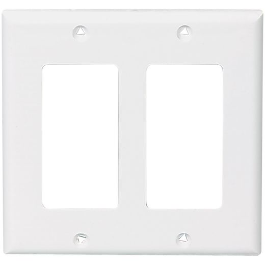 White Nylon (2) Decorator Wallplate