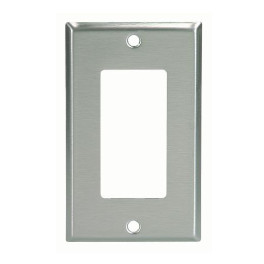 302/304 Stainless Steel (1) Decorator Wallplate