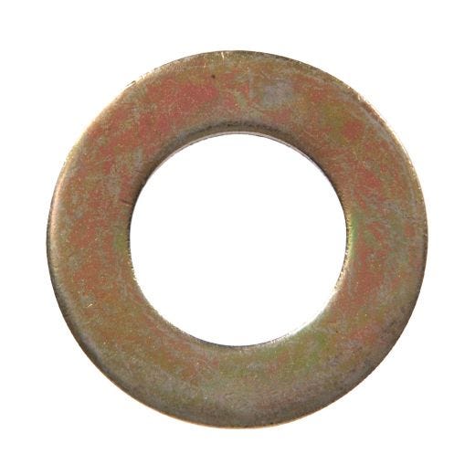 3/8" x 1-1/2" Zinc Plated Steel SAE Fender Washer-3/Pack