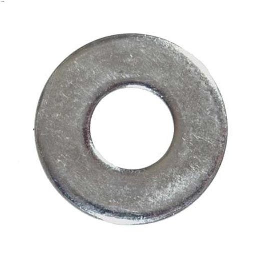 #6 Zinc Plated Steel SAE Flat Washer-36/Pack