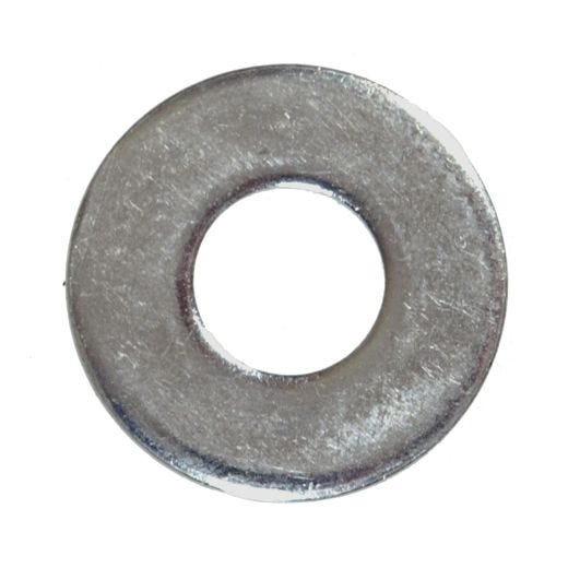 #8 Zinc Plated Steel SAE Flat Washer-36/Pack