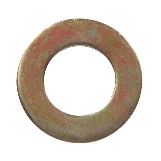 1/2" Yellow Dichromate Steel Flat Washer