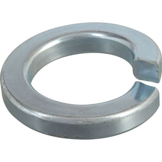 1/2" Zinc Plated Steel Grade 5 Split Lock Washer-4/Pack