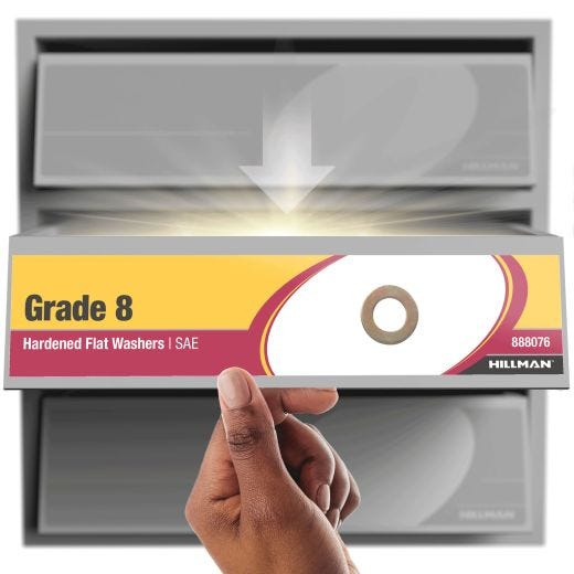 Rondelles plates de grade 8