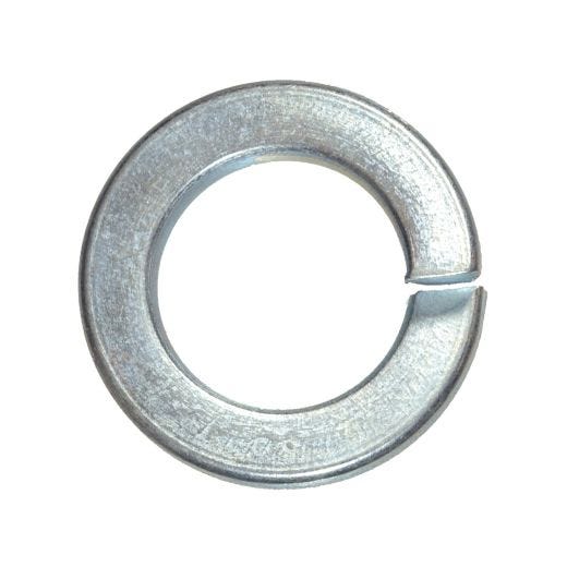 M5 Zinc Plated Steel Grade 8 Split Lock Washer-10/Pack