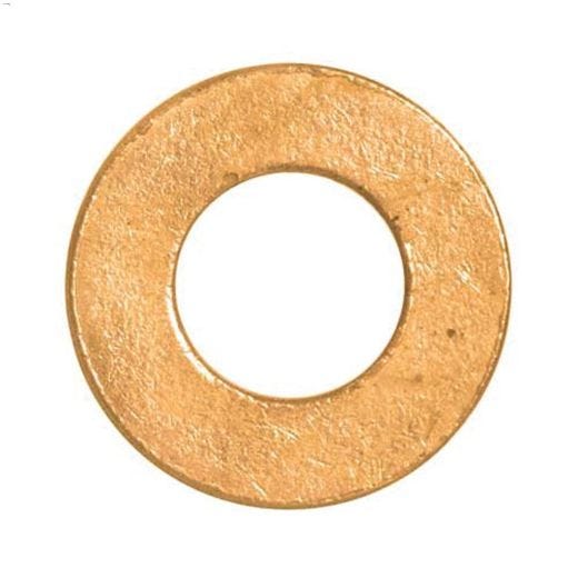 1/4" x 3/4" Brass Flat Washer-2/Pack