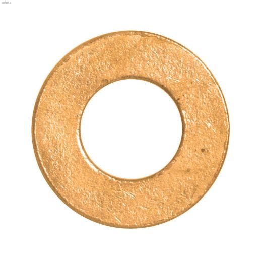 1/4" x 3/4" Brass Flat Washer-2/Pack