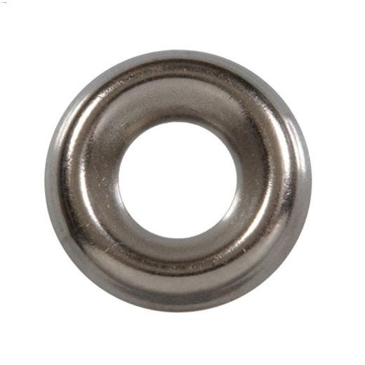 #10 Stainless Steel Finish Washer-5/Pack