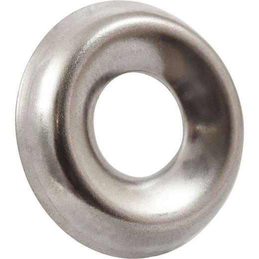 1/4" Stainless Steel Finish Washer-5/Pack