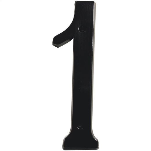 6" Aluminum Black Classic House Number