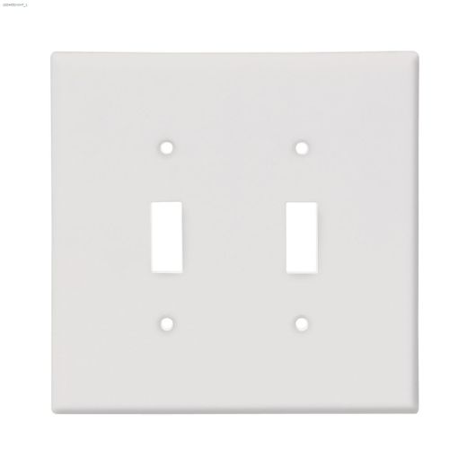 Thermoset (2) Toggle Switch Wallplate