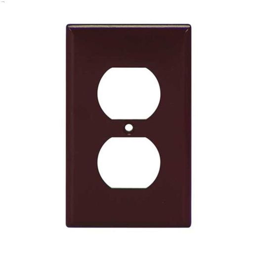 Thermoset (1) Duplex Receptacle Wallplate-Box