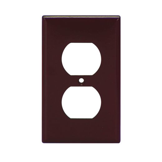 Thermoset (1) Duplex Receptacle Wallplate-Box