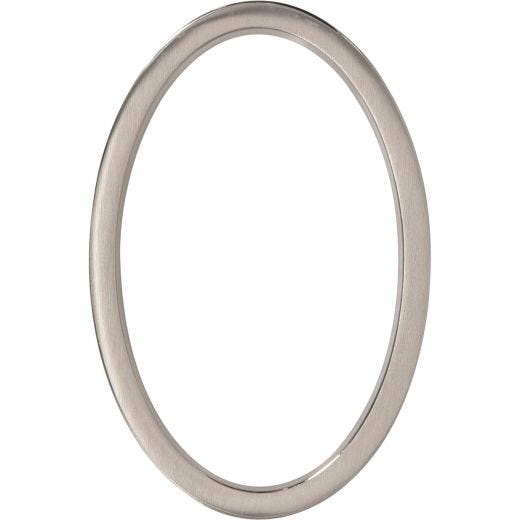 Numéros de maison flottants, en nickel brossé, 5"