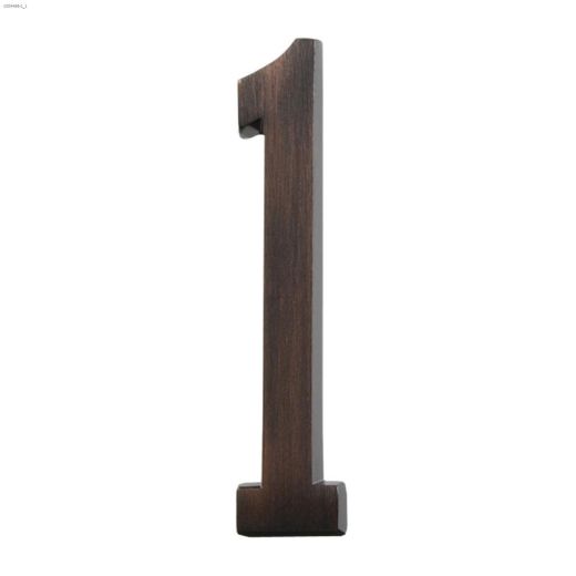 Numéros de plaque d'adresse en bronze vieilli
