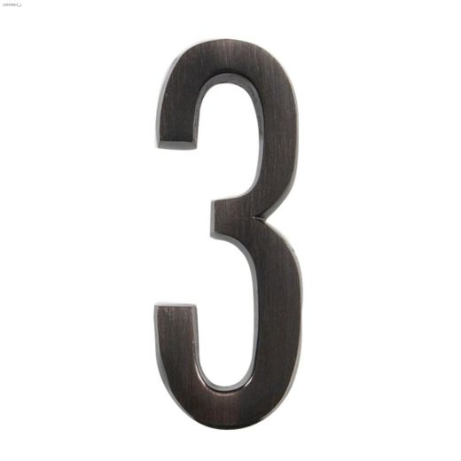 Numéros de plaque d'adresse en bronze vieilli