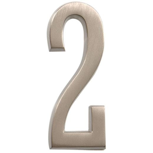 Numéros de plaque d'adresse en laiton poli de 4"