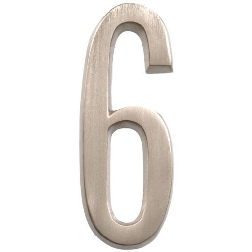 Numéros de plaque d'adresse en laiton poli de 4"