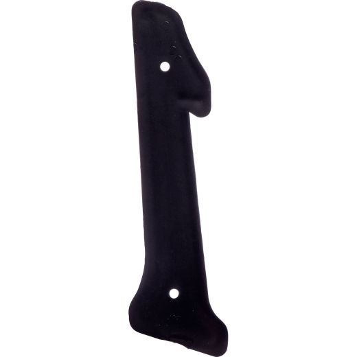#1 - 6" Numéro de maison noir en plastique