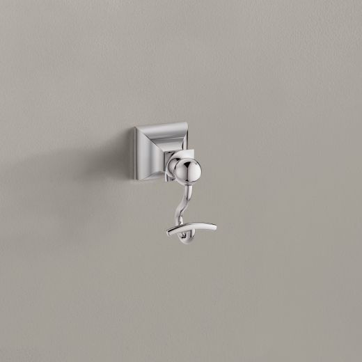 Retreat Chrome Single Robe Hook