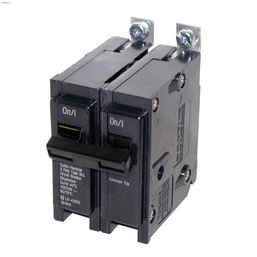 2 Pole Type BQL Classic Replacement Circuit Breaker
