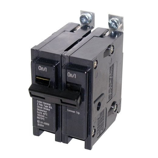 2 Pole Type BQL Classic Replacement Circuit Breaker