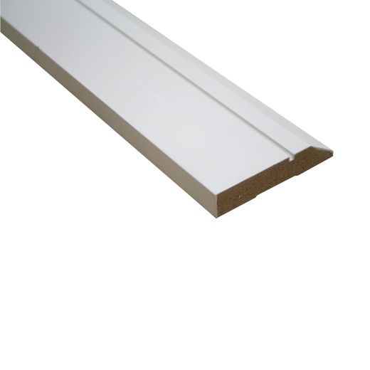 3-1/2" x 3/4" x 8' Primed MDF Primed Urban Casing Moulding