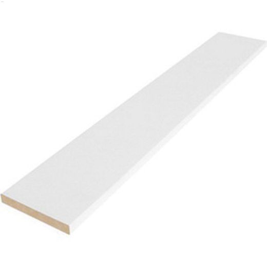 3-7/8" x 1/2" x 8' MDF One Edge Baseboard Moulding