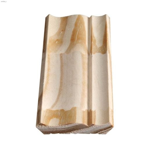 3-1/8" x 9/16" Solid Clear Pine Crown Moulding