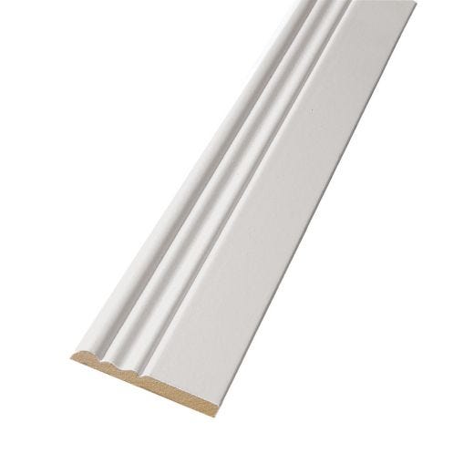3-1/8" x 3/8" x 8' MDF DecoSmart Colonial Baseboard Moulding