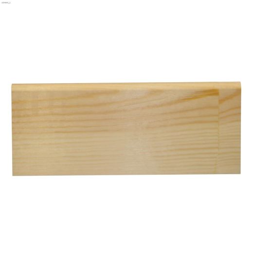 3-1/8" x 5/16" x 8' Pine Bevel Baseboard Moulding