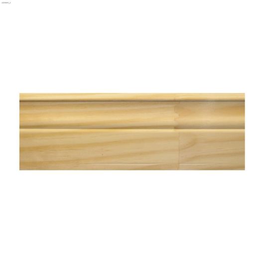 4-1/8" x 3/8" x 8' Pine Colonial Baseboard Moulding