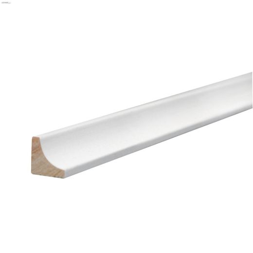 11/16" x 11/16" x 8' Primed Pine Cove Moulding